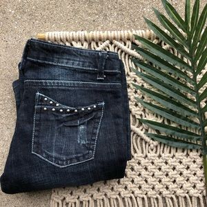 Ten25 Distressed Low Rise Jeans Size 3 / 4